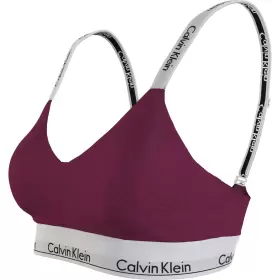 Light Lined Bralette, Purple Potion