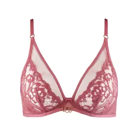 Feeling Myself Triangle Bra, Rosewood