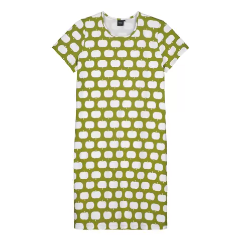 Omppu Natkjole Kort Ærme, Green