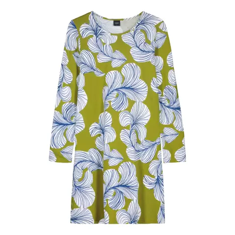 Sulka Natkjole Lang Ærme, Green