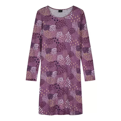 Dam Big Shirt Lang Ærme Tuike, Lilla