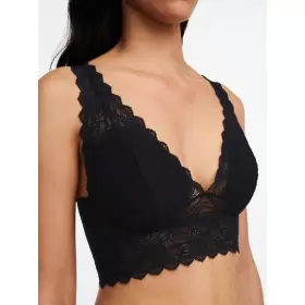 Floral Touch Top M/Foer, Black