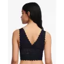 Femilet - Floral Touch Top M/Foer, Black