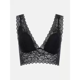 Floral Touch Top M/Foer, Black