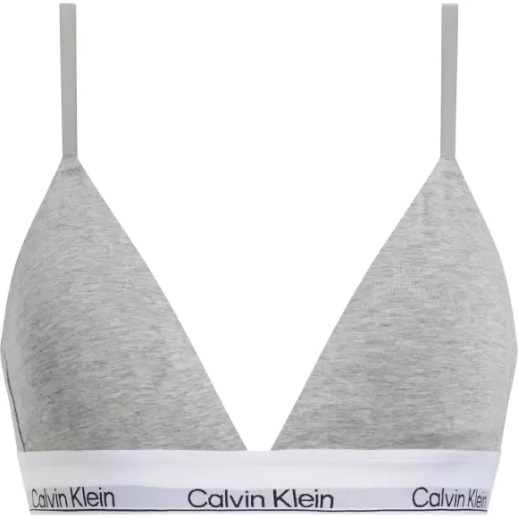 Calvin Klein - Lightly Lined Triangle Bra, Grey Heather