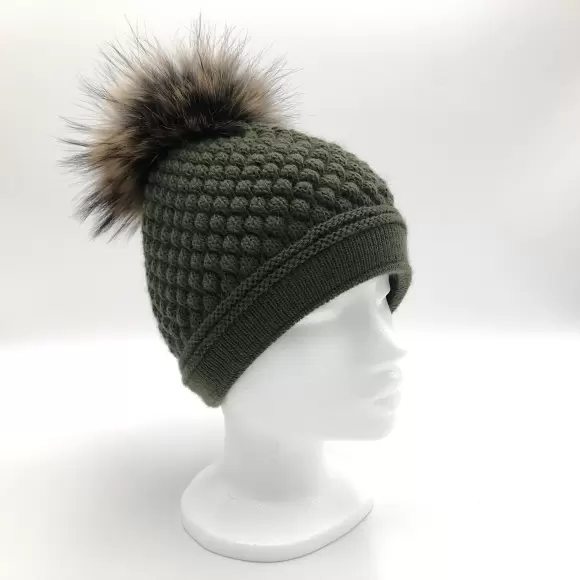 Charm - Strikhue M/Pelskvast, Pine Green