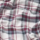 Lady Avenue - Cotton Flannel Natskjorte, Blue/red Checks Lady Avenue - Cotton Flannel Natskjorte, Blue/red Checks