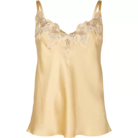 Pure Silke Top Med Blonde, Melon