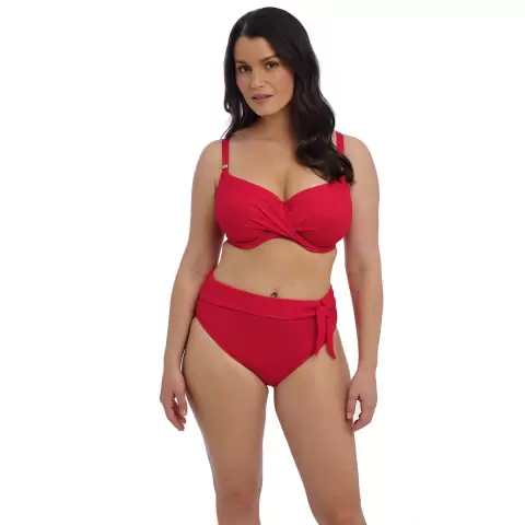 Ottawa High Waist Bikini Trusse, Radiant Red