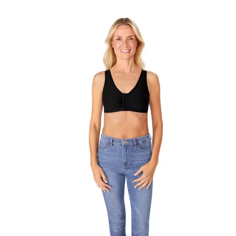 Frances BH Med Frontlukning, Sort