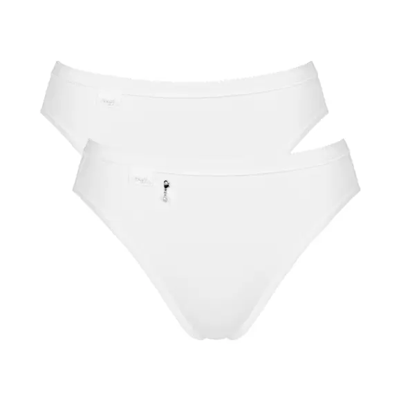 Sloggi - Sloggi Basic Pearl Tai 2-Pak, Hvid