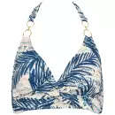 Missya - Nura Bikinitop Halterneck, Palm Print