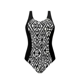 Salta Badedragt, Black/Off-White Salta Badedragt, Black/Off-White