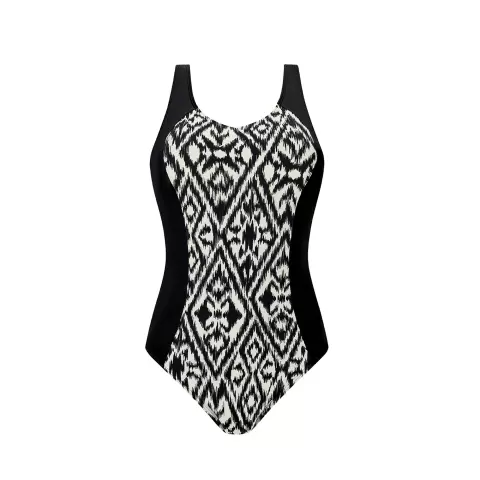 Salta Badedragt, Black/Off-White