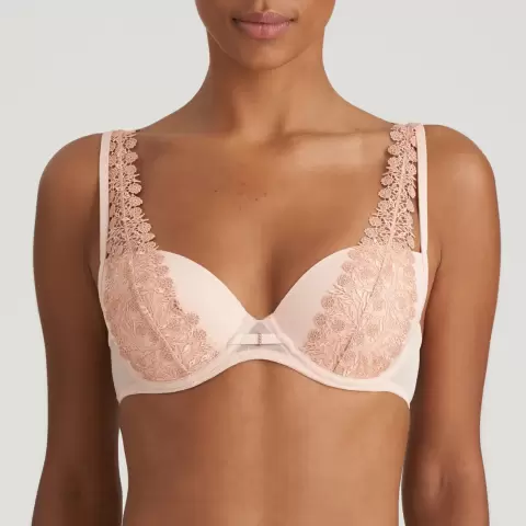 Danae Padded Bra, Pinot Rose