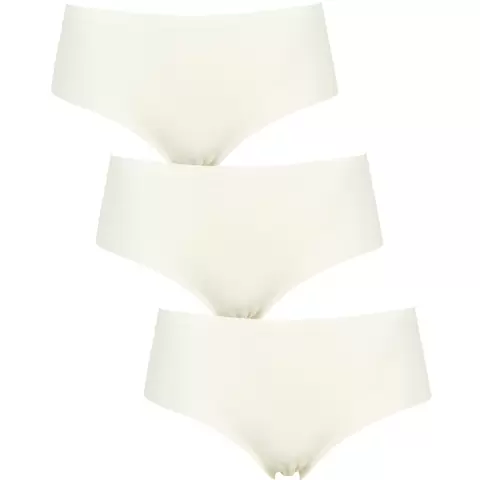 Seamless Tai 3-Pak, Hvid