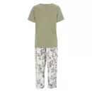 Damella Of Sweden - Pyjamas Kort Ærme, Khaki