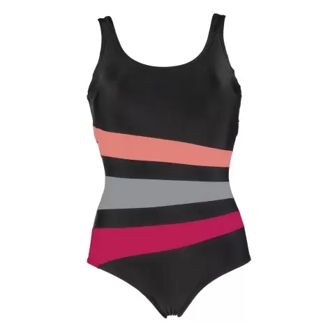 Bianca Badedragt, Black/Coral