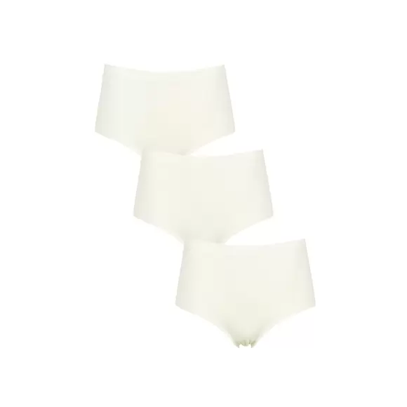 Missya - Seamless Maxi 3-Pack, Råhvid