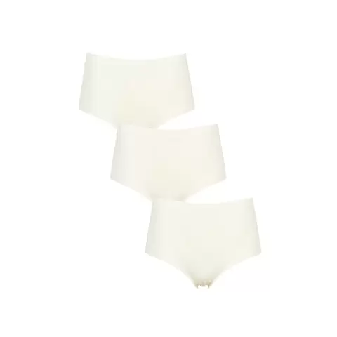 Seamless Maxi 3-Pack, Råhvid