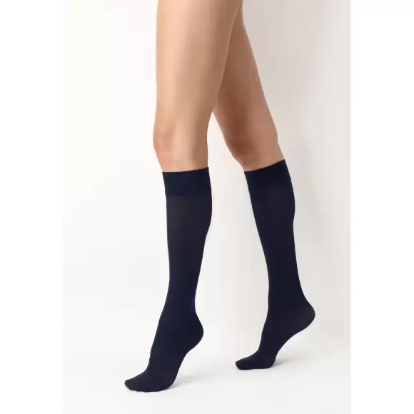 Oroblu - Mi-Bas Opaque Knee-High 50, Blue