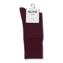 NOTE - Fine Wool Ankelstrømpe, Burgundy
