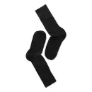 NOTE - Fine Wool Ankelstrømpe, Black