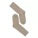 NOTE - Fine Wool Ankelstrømpe, Sand