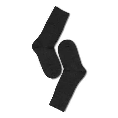 Fine Wool Ankelstrømpe, Antracite