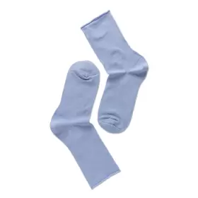 Bambus Ankelstrømpe, Light Blue