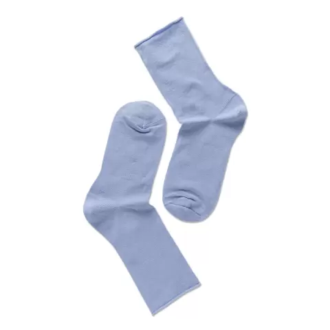 Bambus Ankelstrømpe, Light Blue