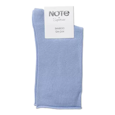 Bambus Ankelstrømpe, Light Blue