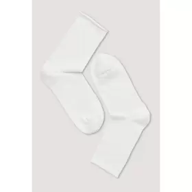 Bambus Ankelstrømpe, White