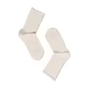 NOTE - Bambus Ankelstrømpe, Beige