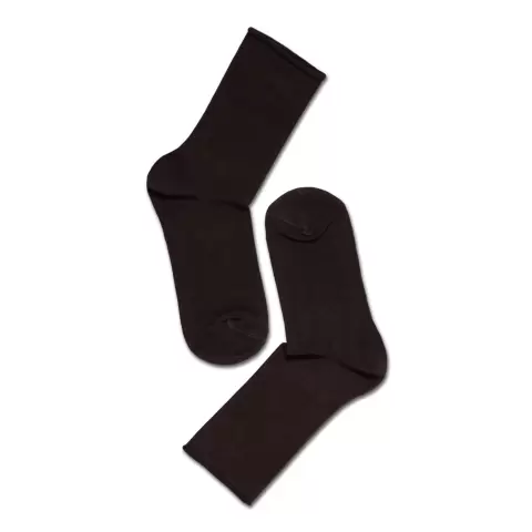 Bambus Ankelstrømpe, Dark Brown