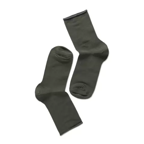 Bambus Ankelstrømpe, Olive