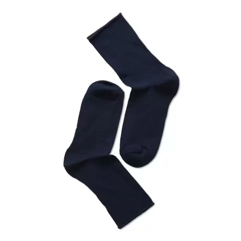 Bambus Ankelstrømpe, Dark Blue