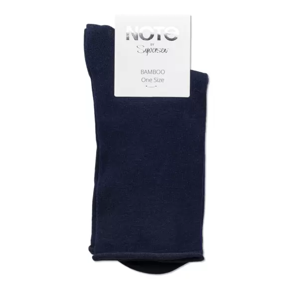 NOTE - Bambus Ankelstrømpe, Dark Blue