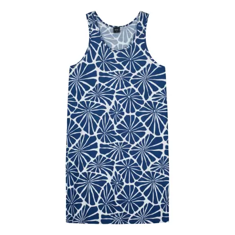 Aralia Natkjole Uden Ærme, Navy Blue