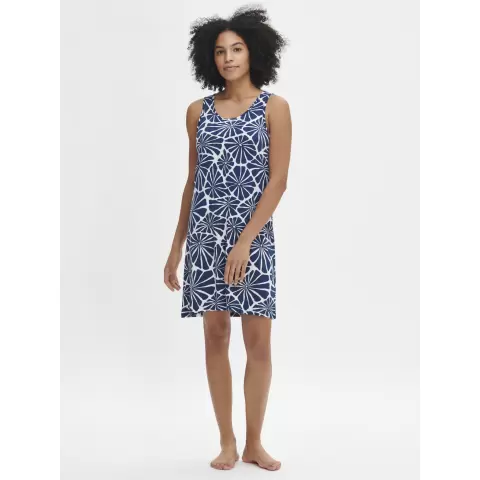 Aralia Natkjole Uden Ærme, Navy Blue
