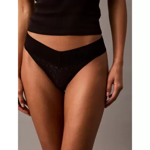 Low Rise String, Black