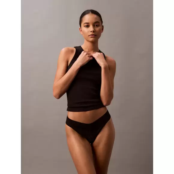 Calvin Klein - Low Rise String, Black