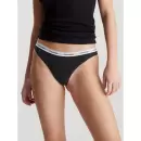 Calvin Klein - String 3-Pak, Sort
