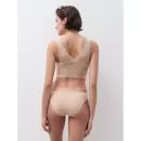 Femilet - Floral Touch Blondetop, Golden Beige