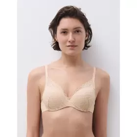 Floral Touch Bra Fill, Golden Beige