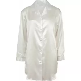 Satin Nightshirt, Off White