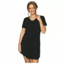 Lady Avenue - Bamboo Natkjole Kortærmet, Black Lady Avenue - Bamboo Natkjole Kortærmet, Black