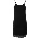 Lady Avenue - Bamboo Underkjole Med Blonde, Black Lady Avenue - Bamboo Underkjole Med Blonde, Black