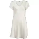 Lady Avenue - Pure Silk Natkjole, Off-White Lady Avenue - Pure Silk Natkjole, Off-White