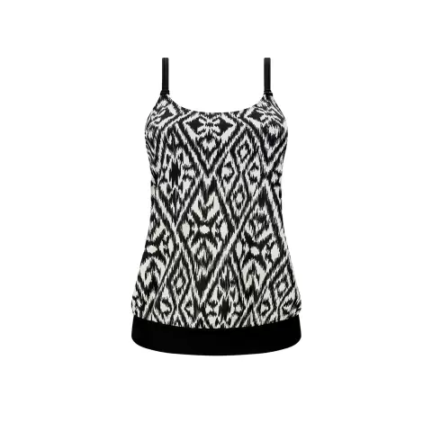Salta Tankini, Black/Off-white